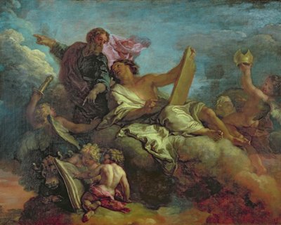 St. Paul Commanding St. Luke by Charles de la Fosse